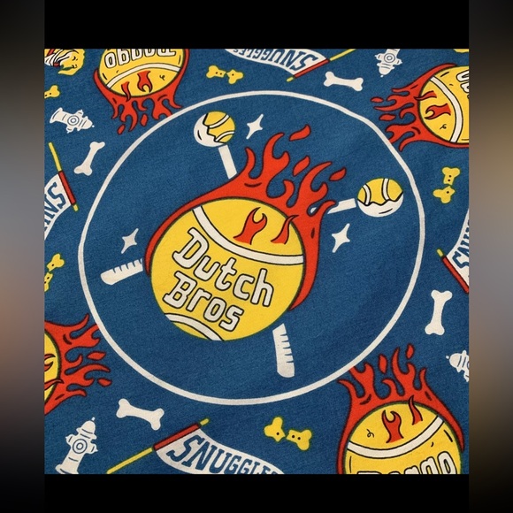 Dutch Bros Dutch Pup Bandana Scarf DB RARE 1992 NEW National Dog Day - Picture 8 of 9